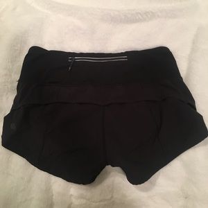 Black lululemon shorts